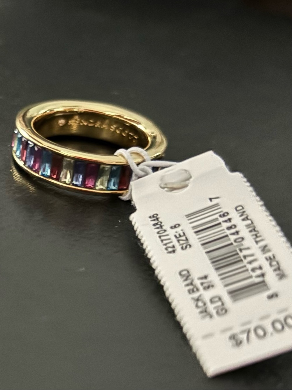 Kendra Scott Multicolor Crystal Band Ring - Picture 5 of 10